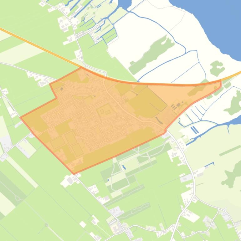 Kaart van de buurt Sint Jansklooster.