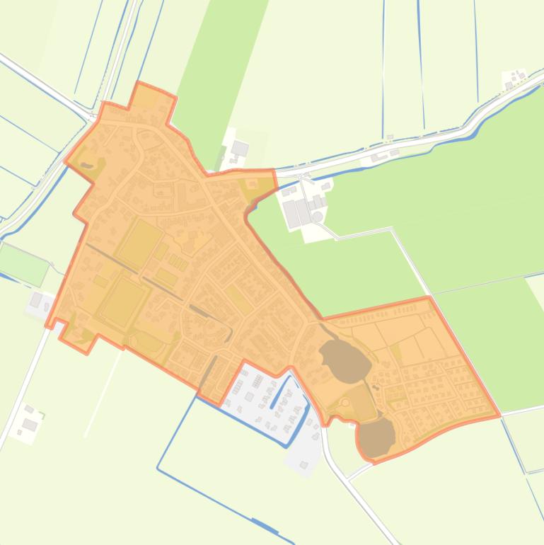 Kaart van de buurt Sint Maarten (woonkern).