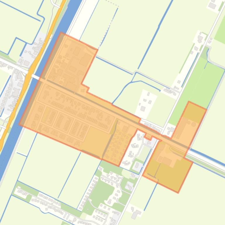 Kaart van de buurt Sint Maartensvlotbrug (woonkern).