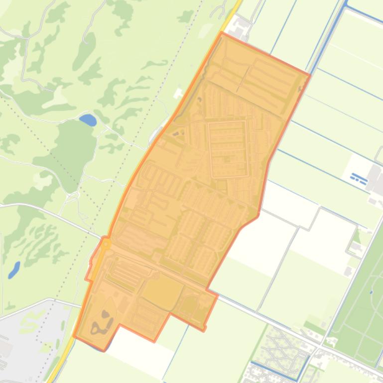 Kaart van de buurt Sint Maartenszee.