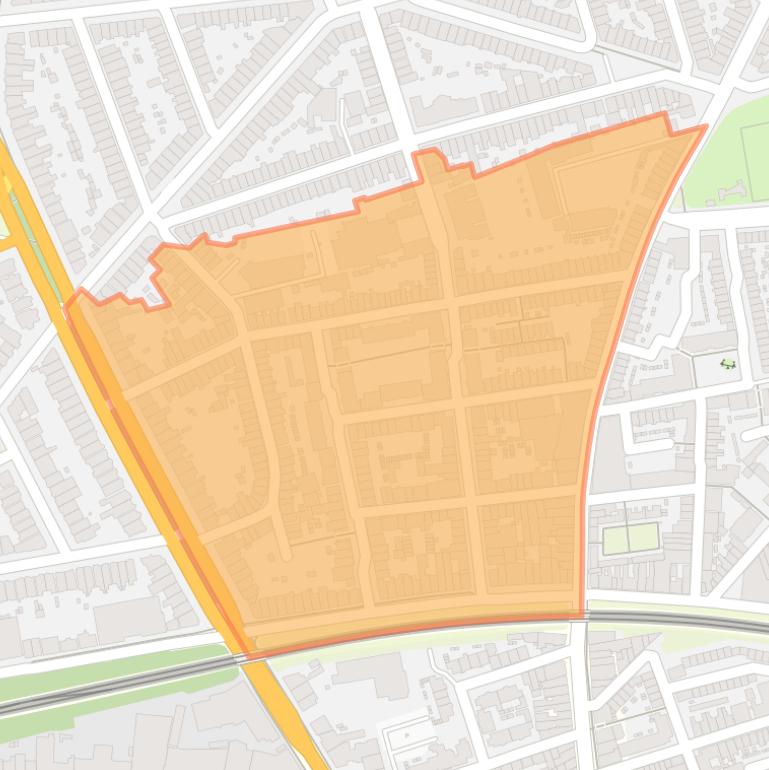 Kaart van de buurt Sint Marten.