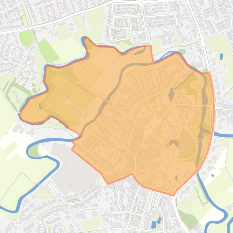 Kaart van de buurt Sint-Oedenrode Centrum Noord.