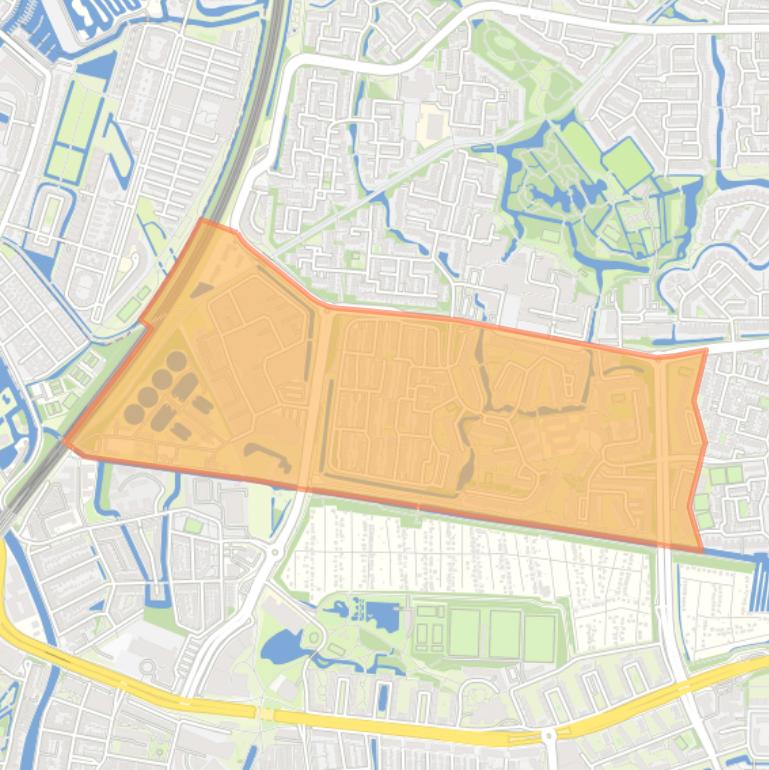 Kaart van de buurt Slaaghwijk.