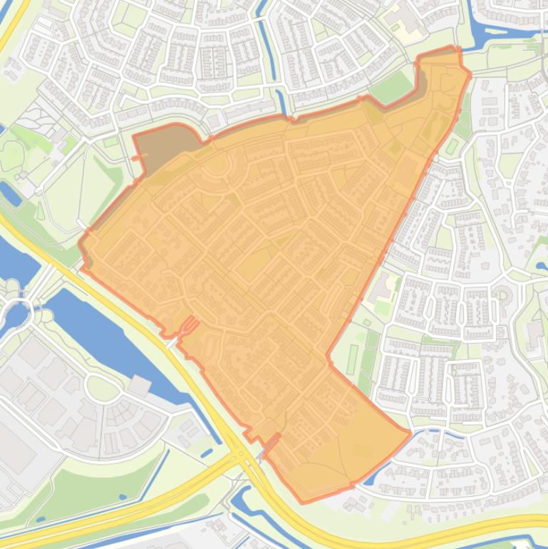 Kaart van de buurt Slagen.