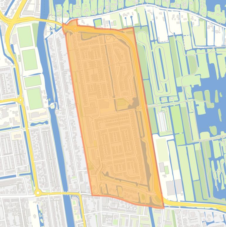 Kaart van de Slagenbuurt.