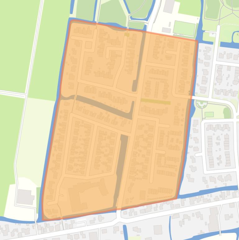 Kaart van de buurt Slagterslaan en omgeving.