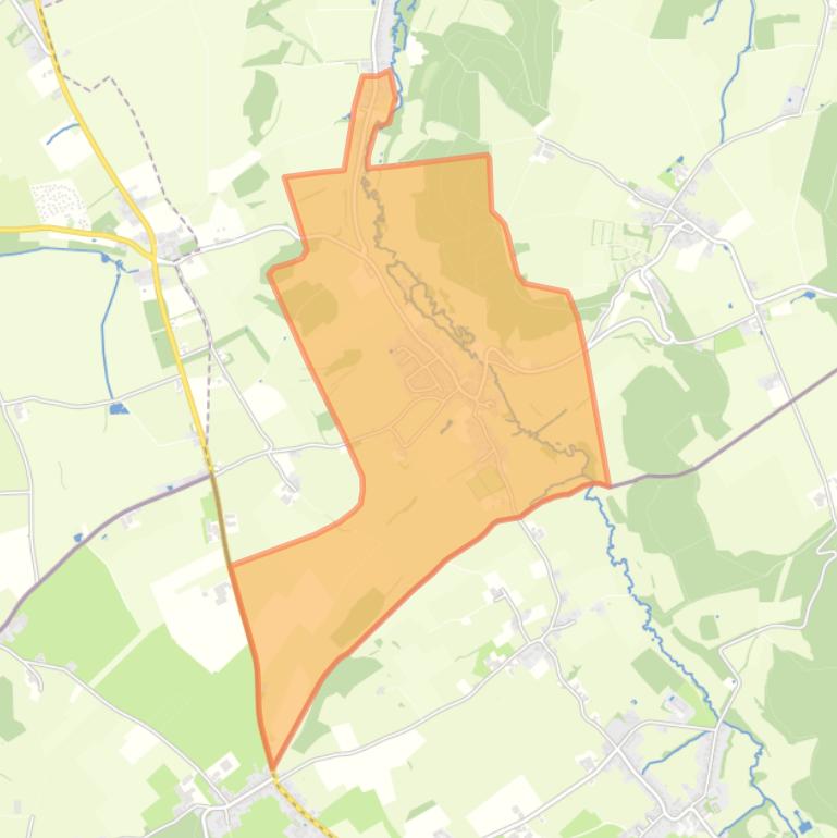 Kaart van de buurt Slenaken.