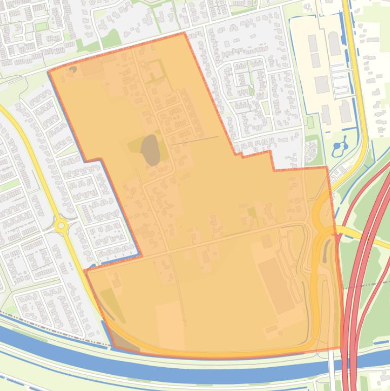 Kaart van de buurt Slingenberg.