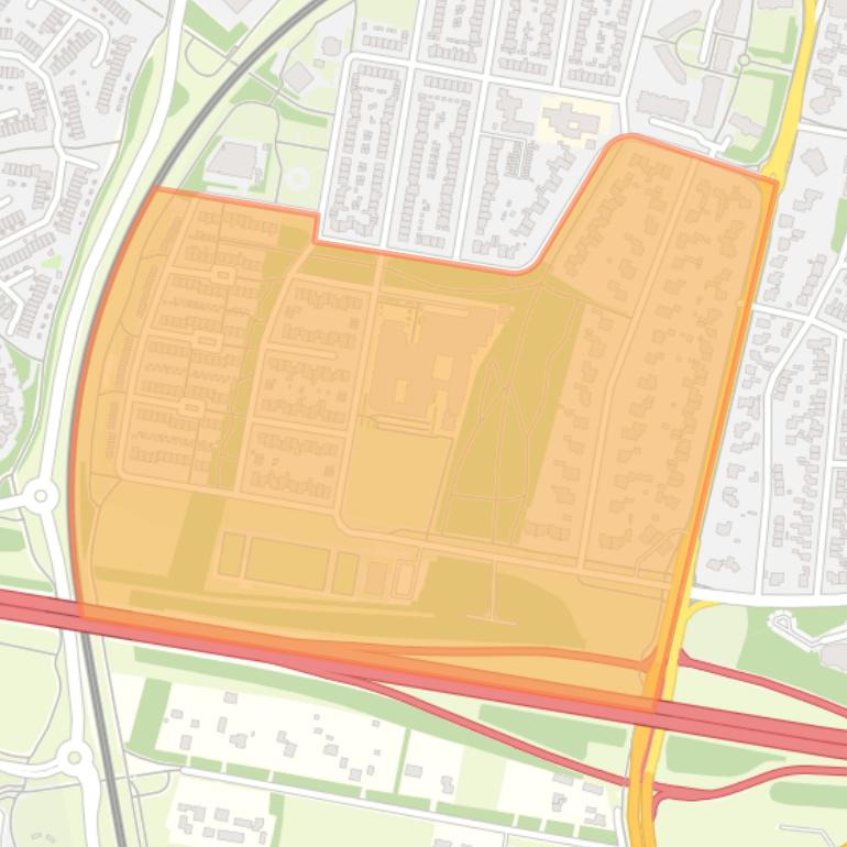 Kaart van de buurt Slingerbos Zuid.