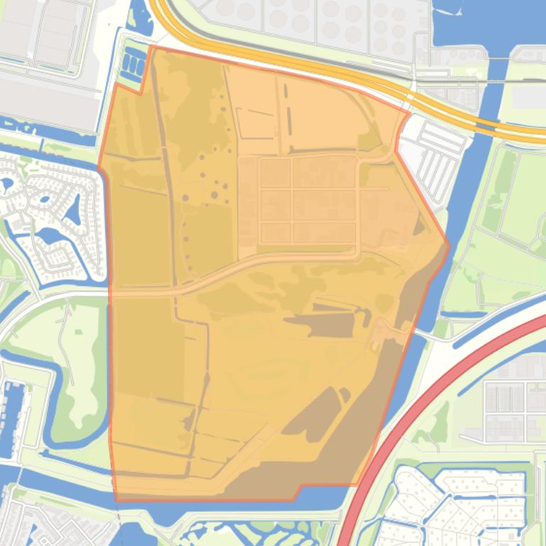Kaart van de buurt Sloterdijk De Heining.