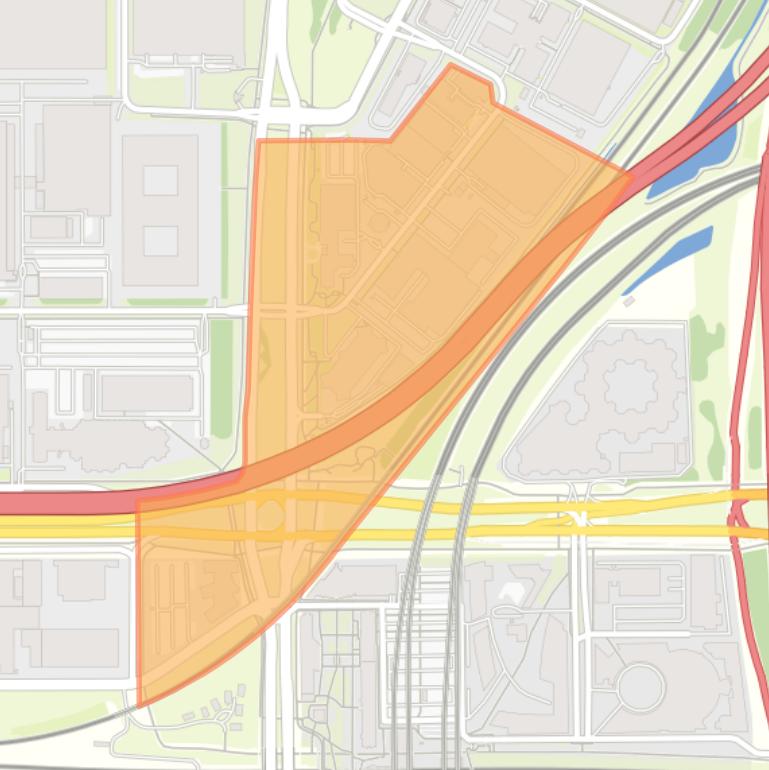 Kaart van de buurt Sloterdijk Donauhoek.