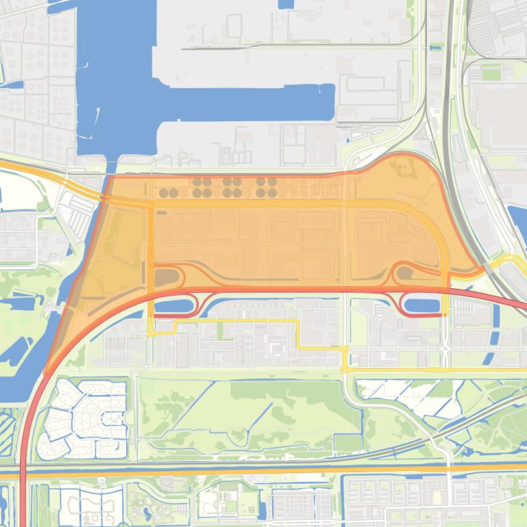 Kaart van de buurt Sloterdijk Poort-Noord.