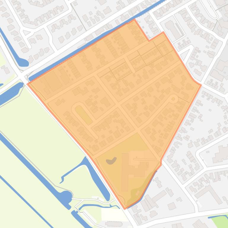 Kaart van de buurt Slothuis.