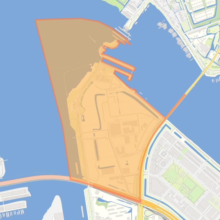 Kaart van de Sluisbuurt.