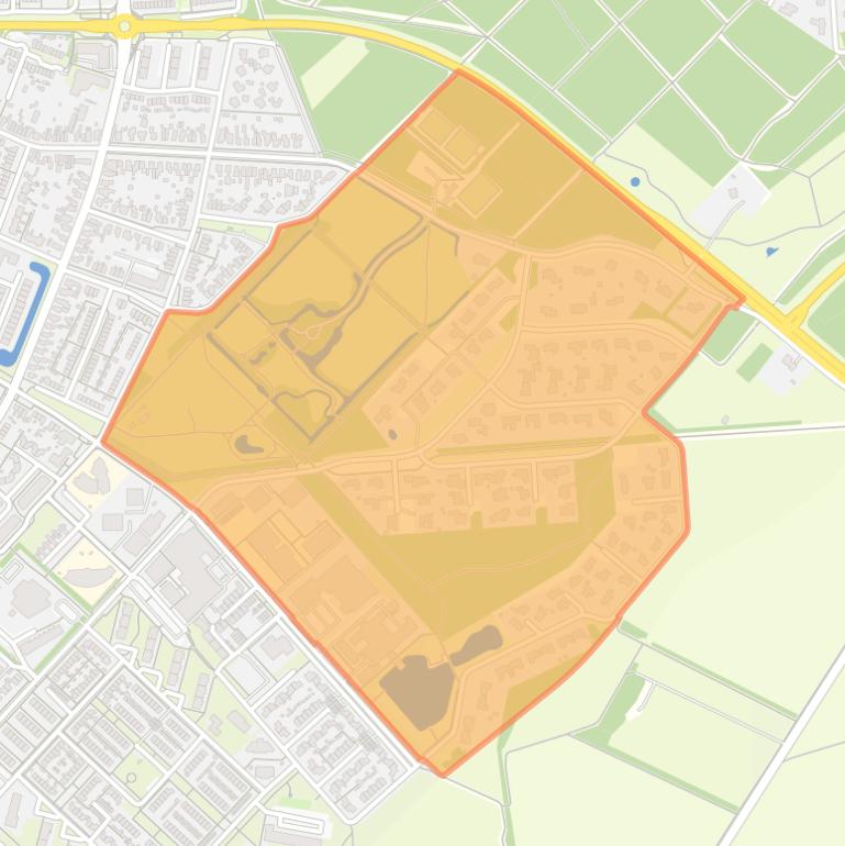 Kaart van de buurt Sluisdennen.