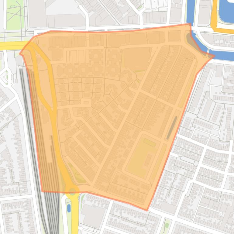 Kaart van de buurt Sluisdijk.