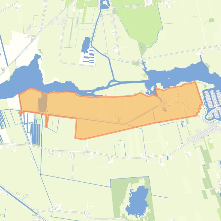 Kaart van de buurt Smalle Ee.