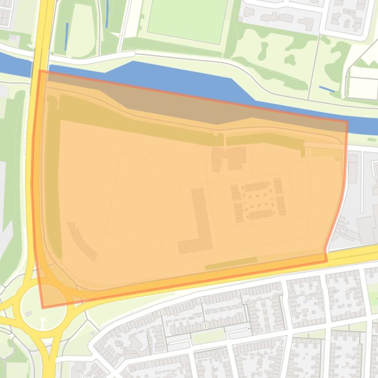 Kaart van de buurt Smariusterrein.