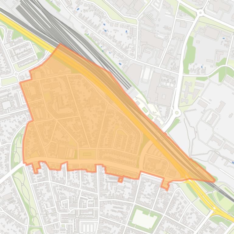 Kaart van de buurt Smeliënkamp.