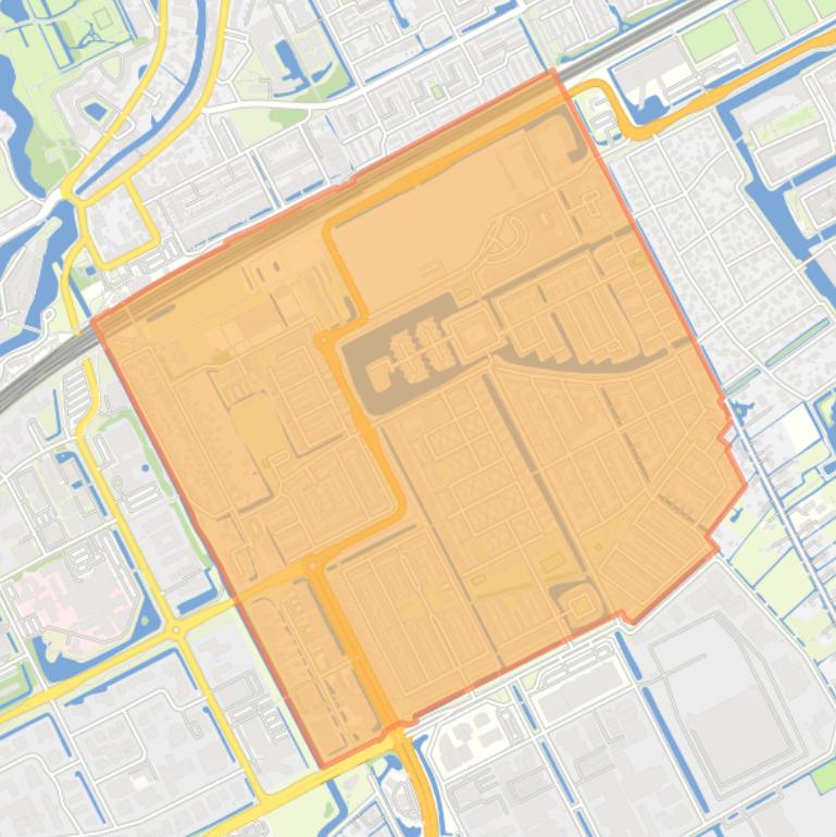 Kaart van de buurt Snel en Polanen.