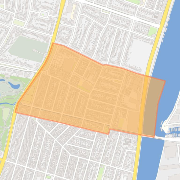 Kaart van de Soendabuurt.