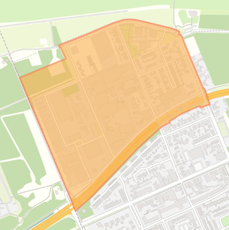 Kaart van de buurt Soesterberg Noord.