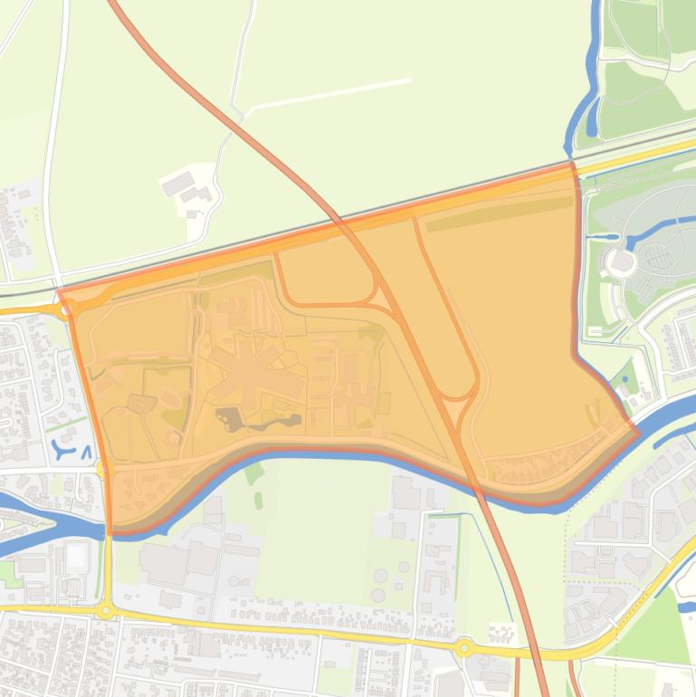 Kaart van de buurt Solwerd.