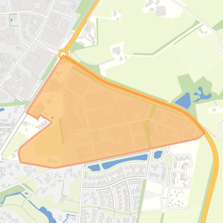 Kaart van de buurt Sombeek.