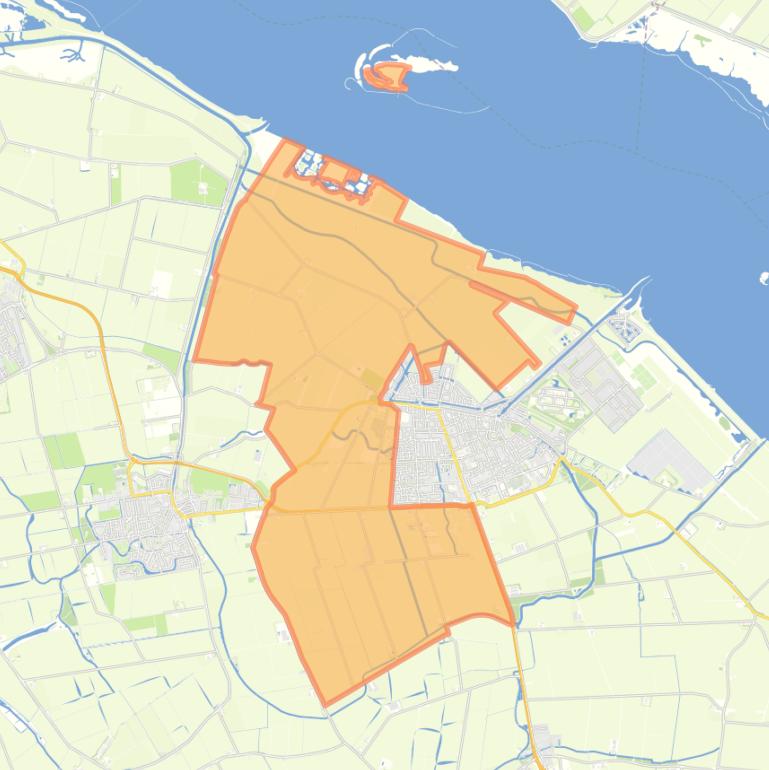 Kaart van de buurt Sommelsdijk buitengebied.