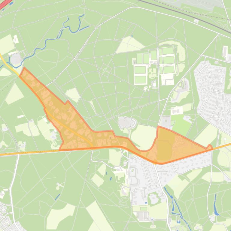 Kaart van de buurt Sonnenberg.