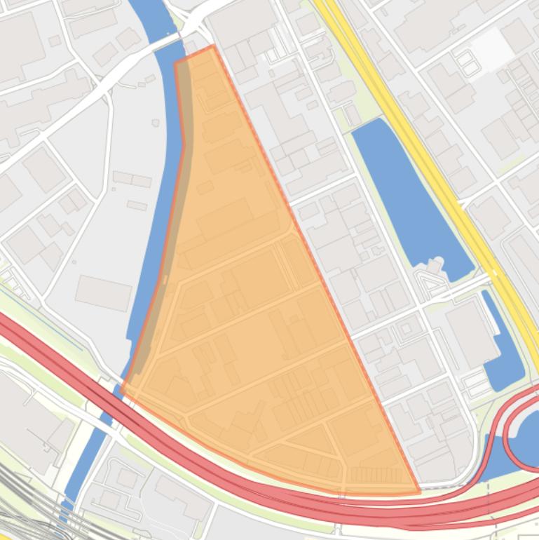 Kaart van de buurt Spaanse Polder.