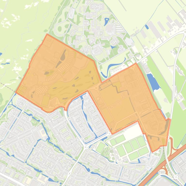 Kaart van de buurt Space Campus / ’s-Gravendijck.