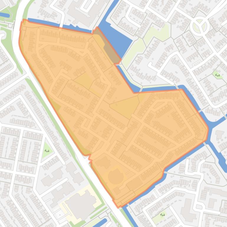 Kaart van de buurt Spechtenkamp.