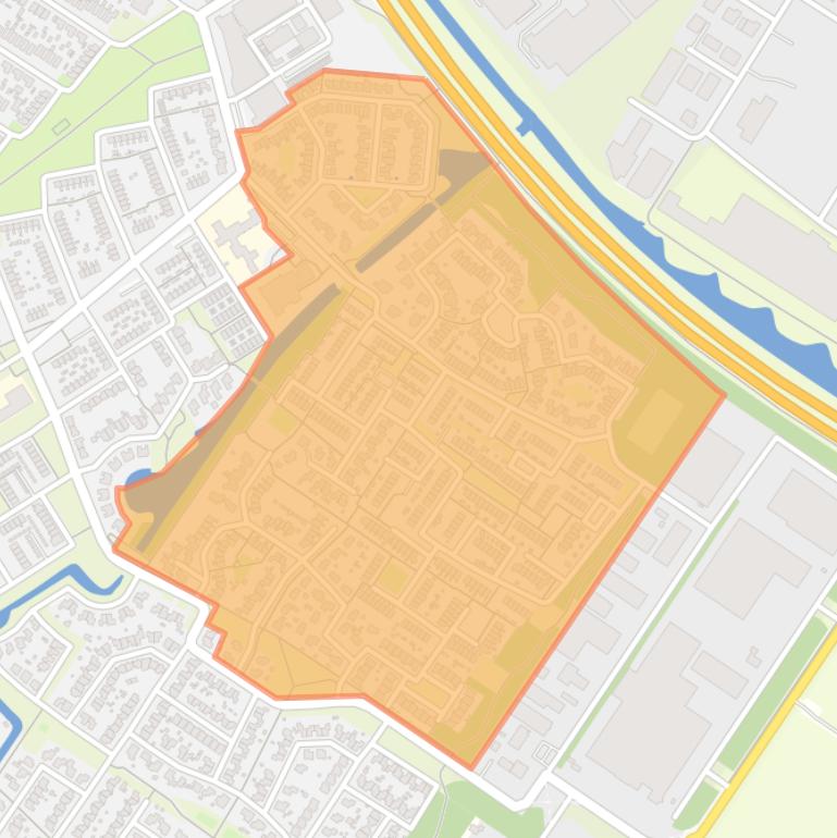 Kaart van de Spelbuurt.