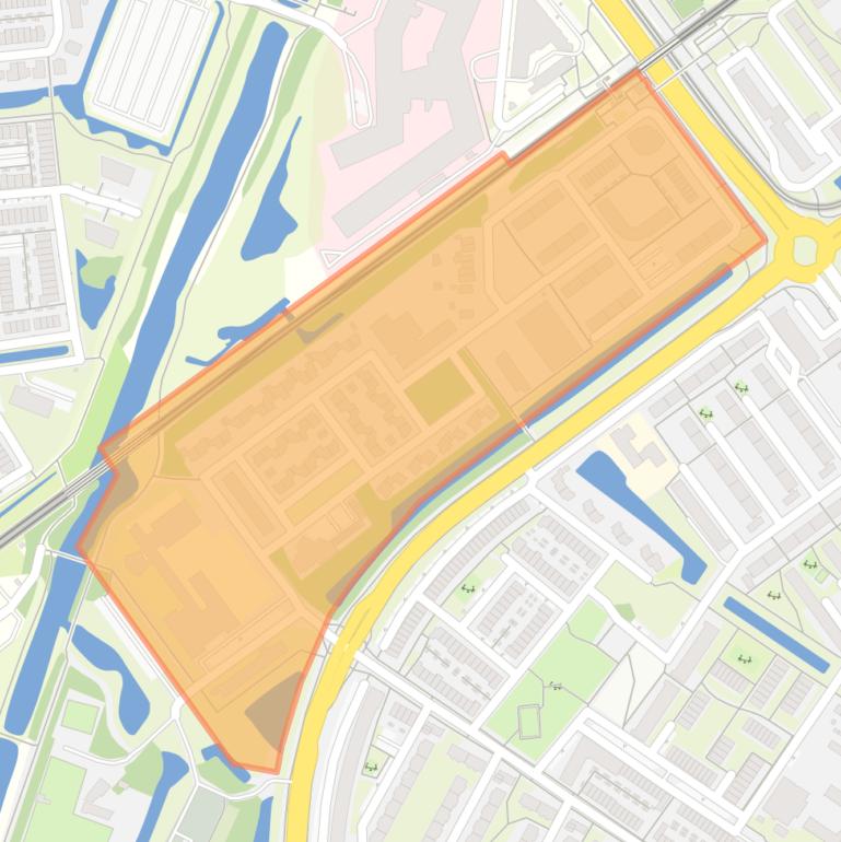 Kaart van de buurt Spieringshoek.