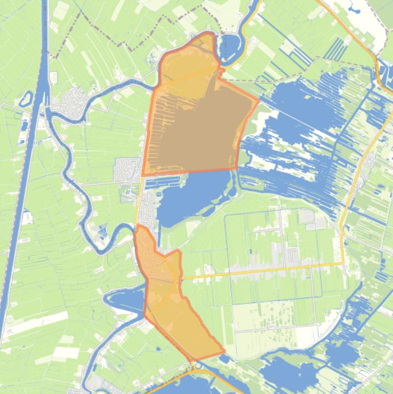 Kaart van de buurt Splegelpolder.