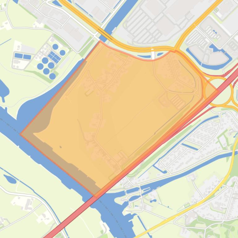 Kaart van de buurt Spoolde.