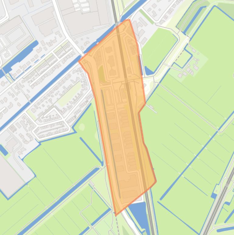 Kaart van de buurt Spoorhaven.