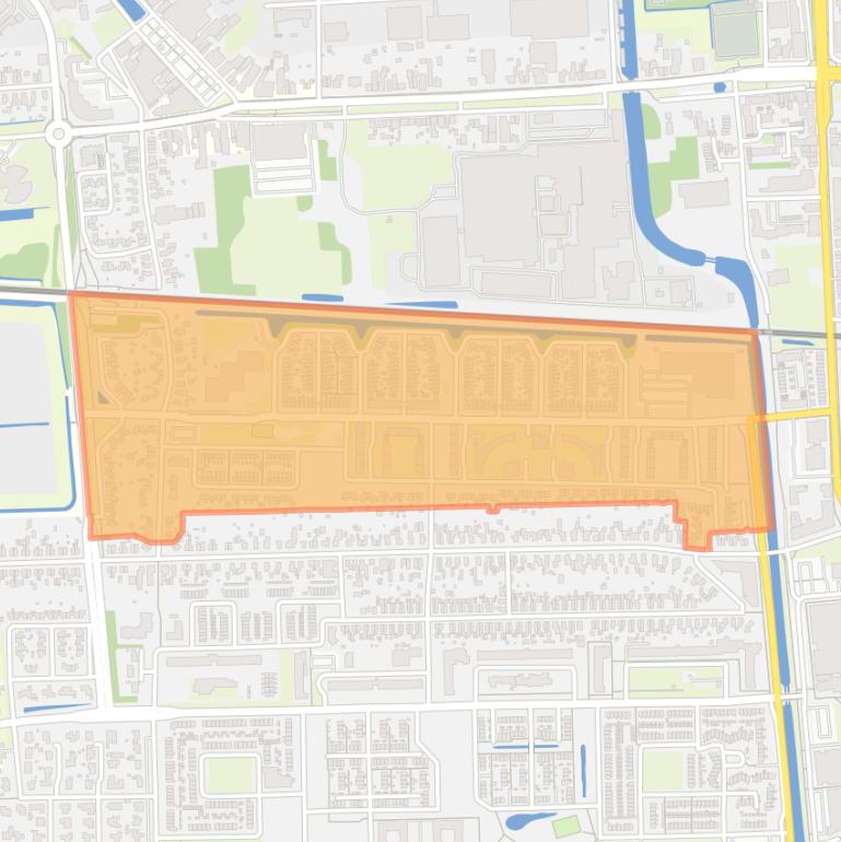 Kaart van de buurt Spoorstraat en Kieldiep.