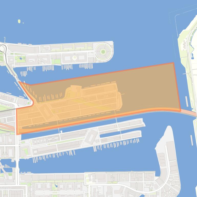 Kaart van de buurt Sporenburg.