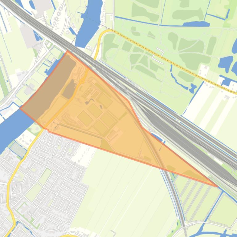 Kaart van de buurt Sportcomplex ’De Molenwei’.