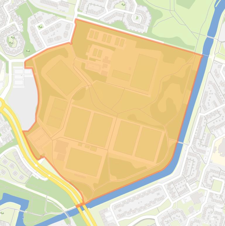 Kaart van de buurt Sportpark De Marken.