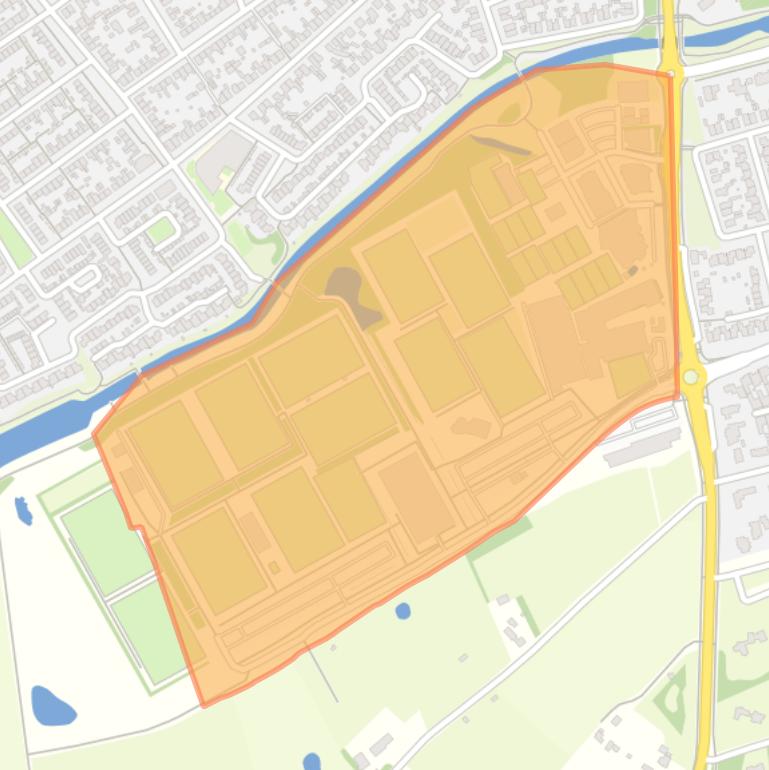 Kaart van de buurt Sportpark Den Donk.