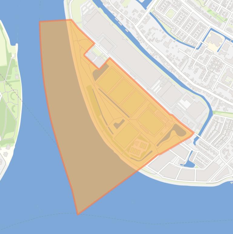 Kaart van de buurt Sportpark Slobbengors.