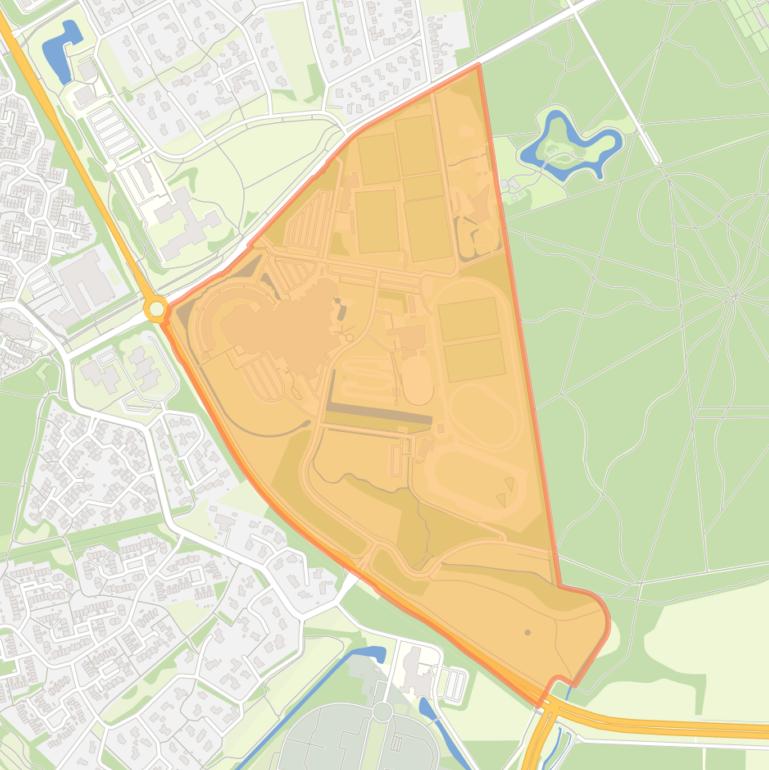 Kaart van de buurt Sportpark Stadsbroek.