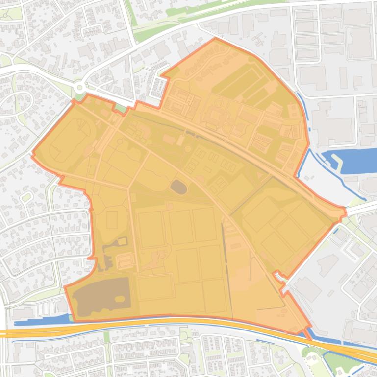 Kaart van de buurt Sportpark Volkelseweg.