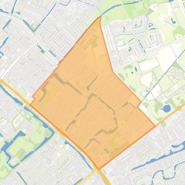 Kaart van de buurt Sprenkelaar.