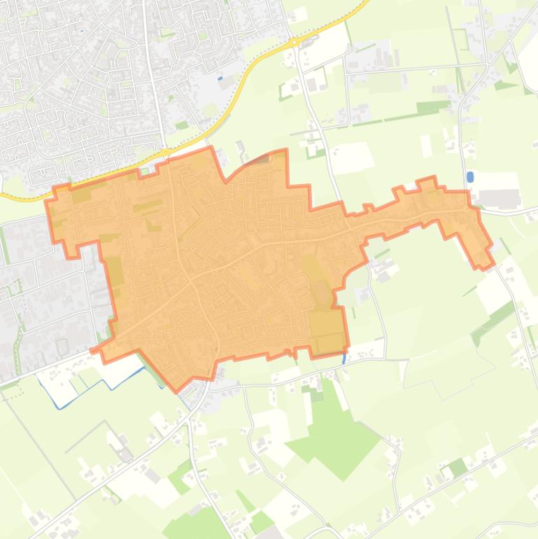 Kaart van de buurt Sprundel.