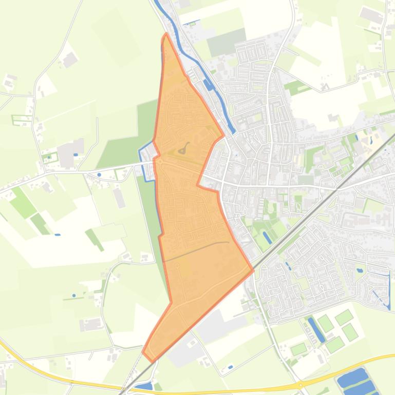 Kaart van de buurt Spui.