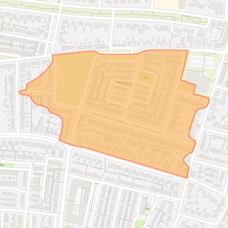 Kaart van de Staatsliedenbuurt.